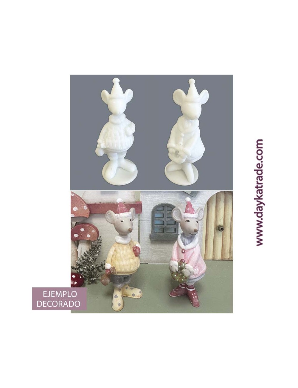 Pareja ratones 7cm