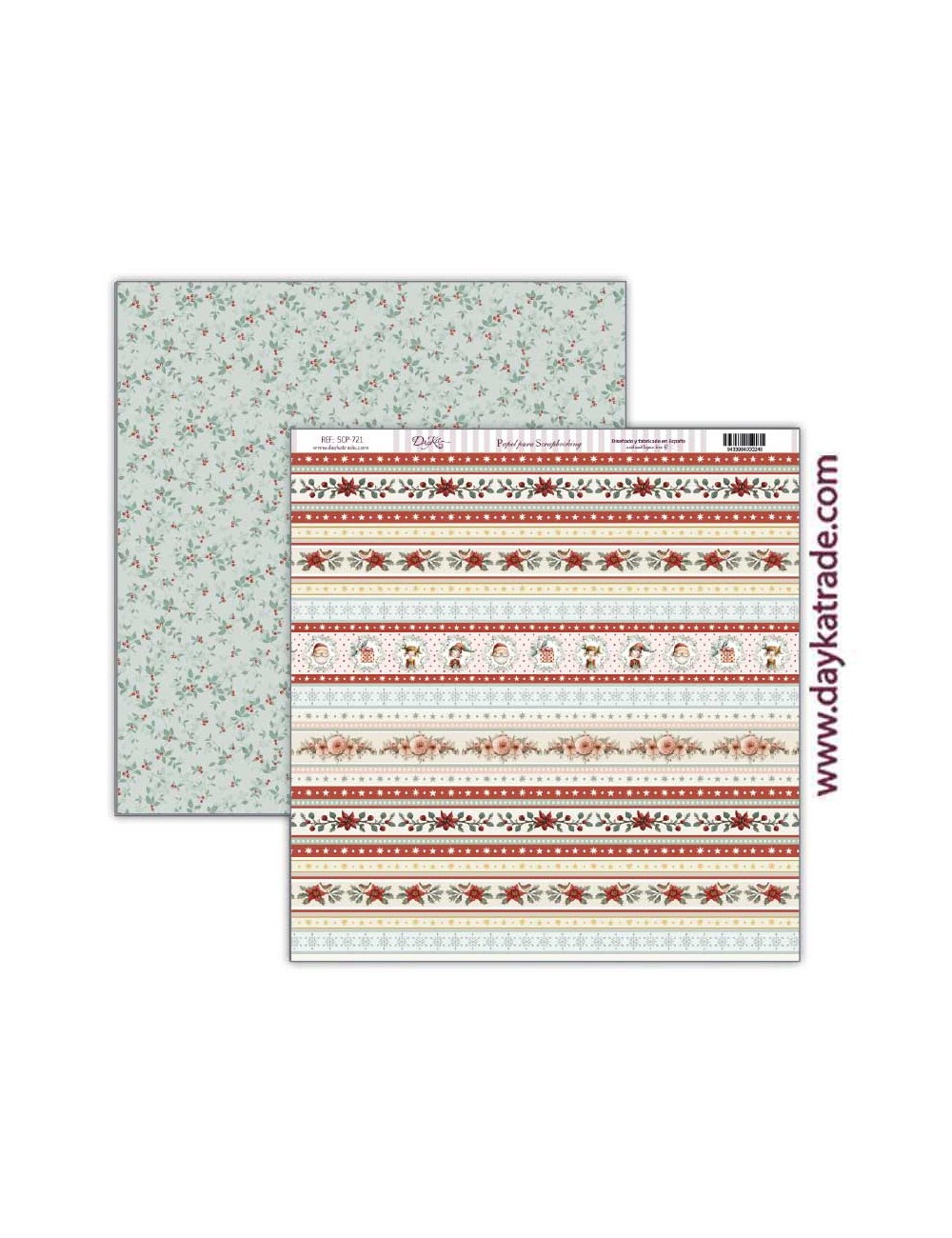 papel scrap "Escenas de Navidad"