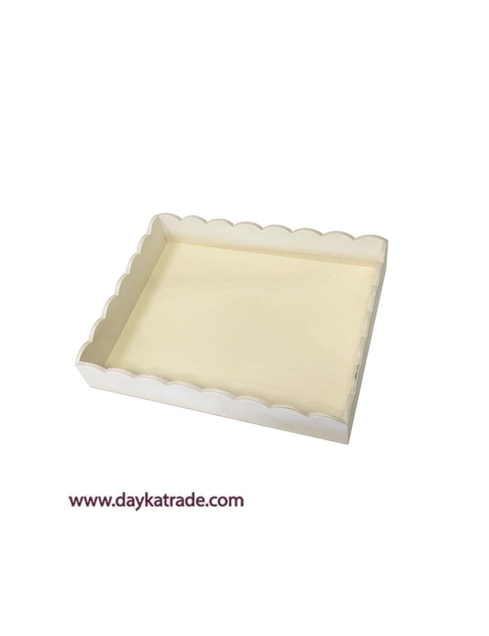 Bandeja de ondas de madera