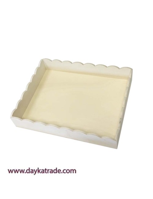 Bandeja de ondas de madera