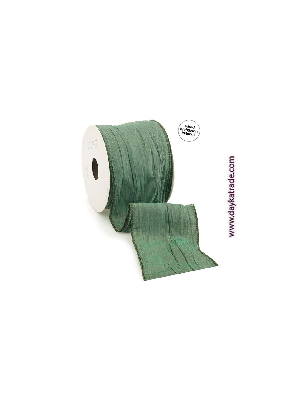 Lazo ancho color verde