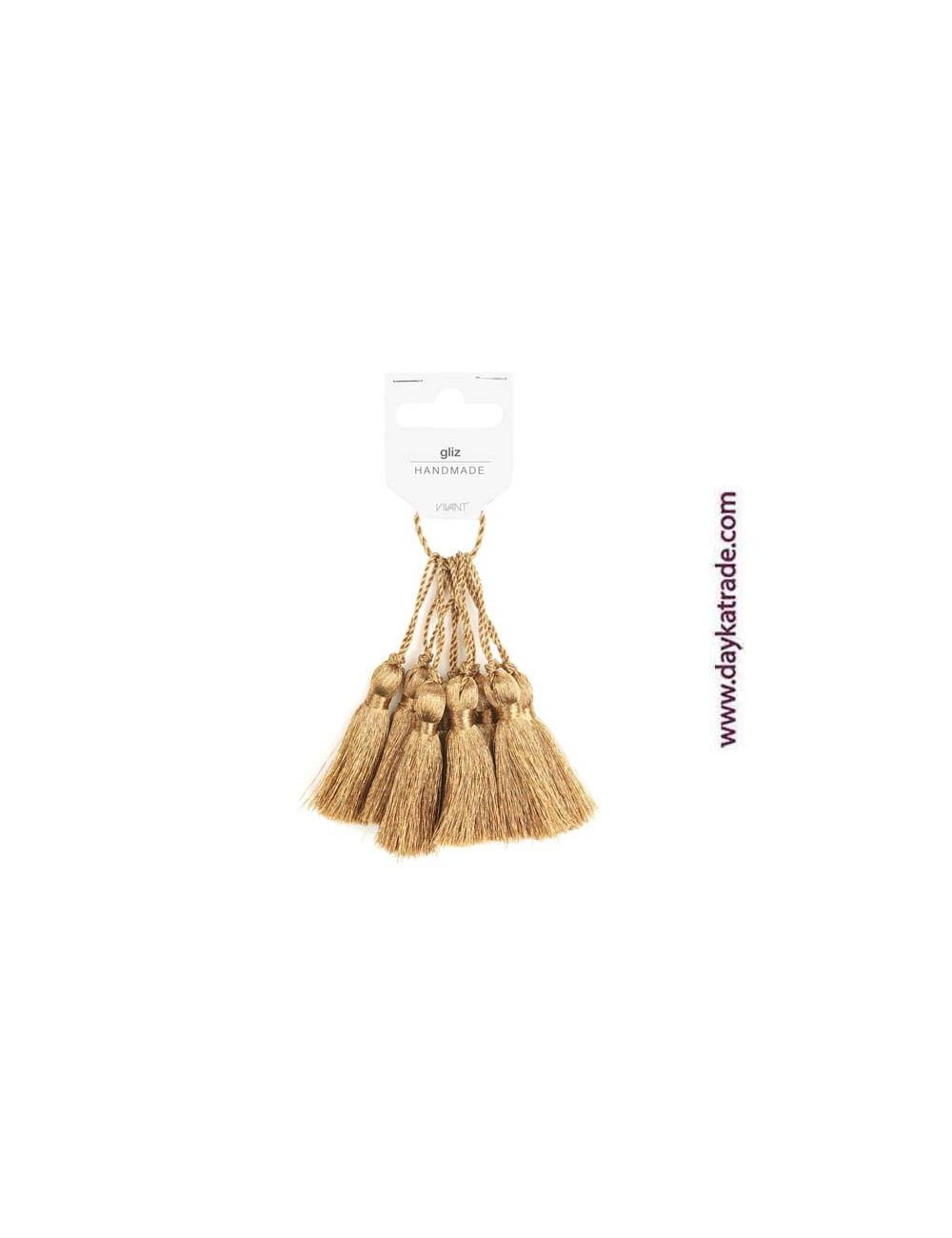 Borlones color oro 8 ud