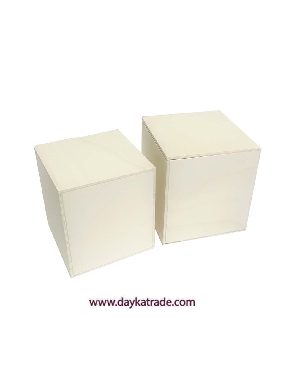 Set 2 cajas cubo 14 x14 x15 cm
