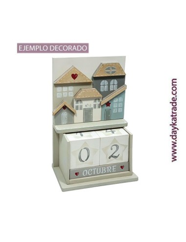 Calendario perpetuo casitas
