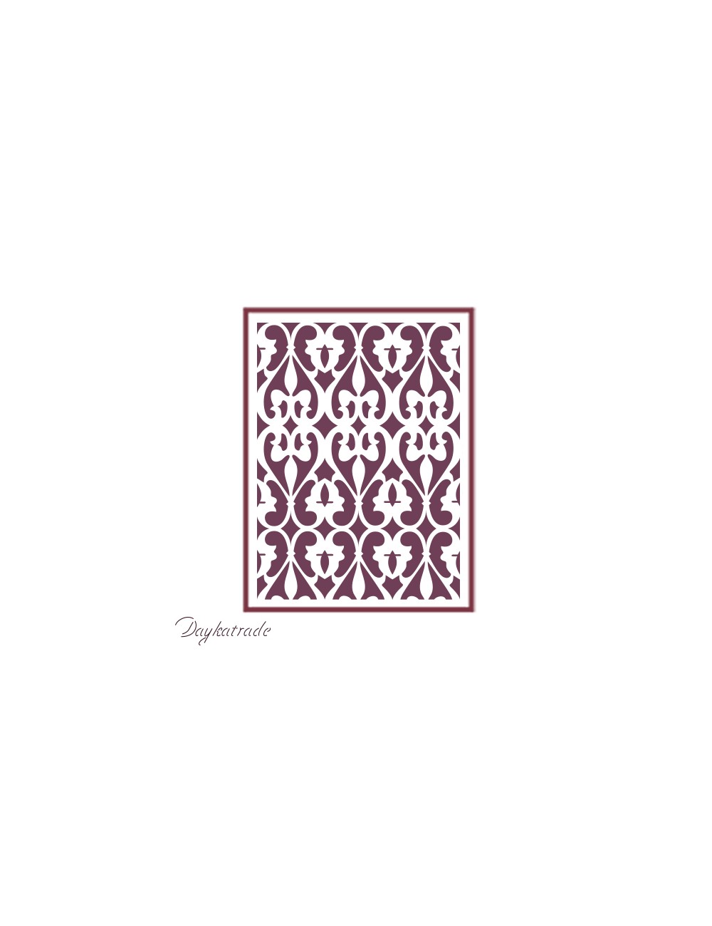 Stencil A4 dayka "fondo"