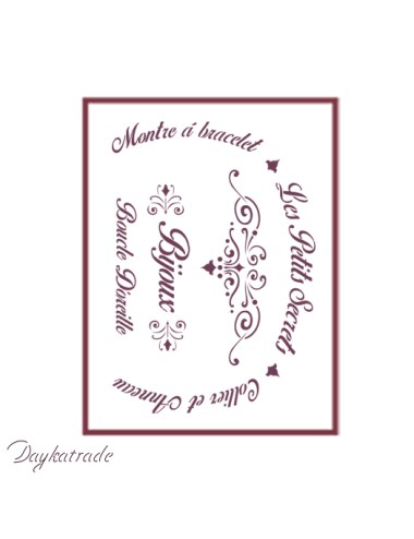 Stencil A4 dayka "frase"