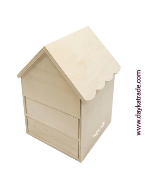 Caja casita 2 Cajones y tapas