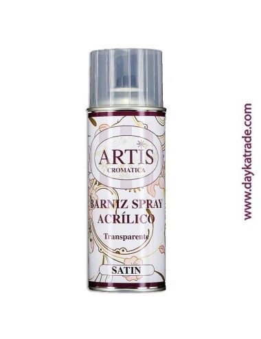 Barniz spray acrílico satinado