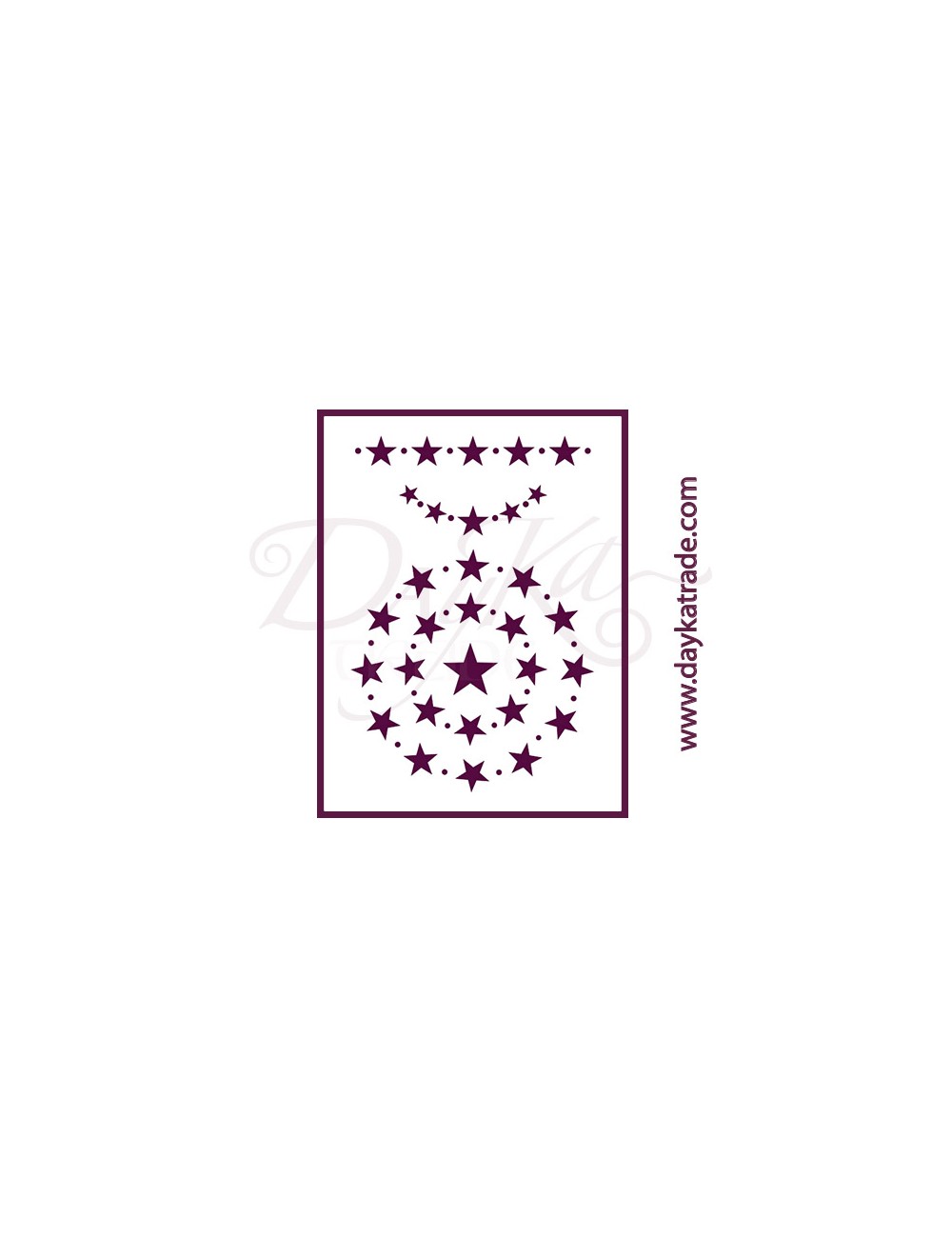 Stencil A4 dayka estrella