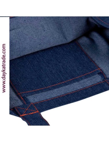 Bolso tote bag vaquera con bolsillo interior