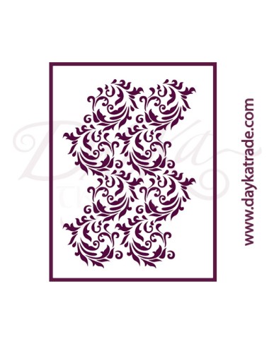 Stencil A4 dayka flores