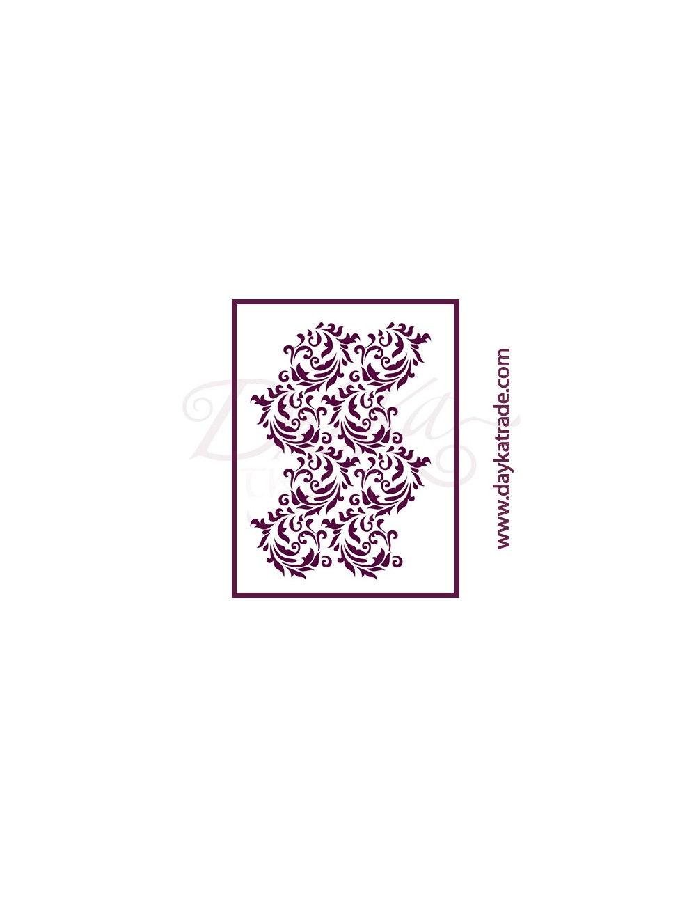 Stencil A4 dayka flores