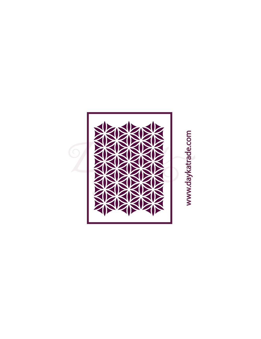 Stencil A4 dayka fondo estrellas