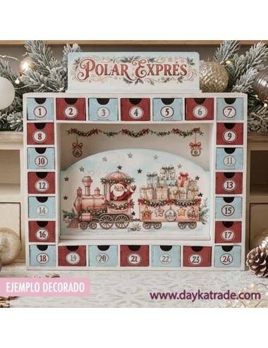 Calendario de adviento de tren Noel