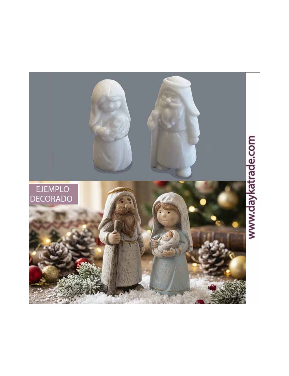 Mini nacimiento resina