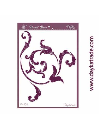 Stencil A5 dayka con filigrana