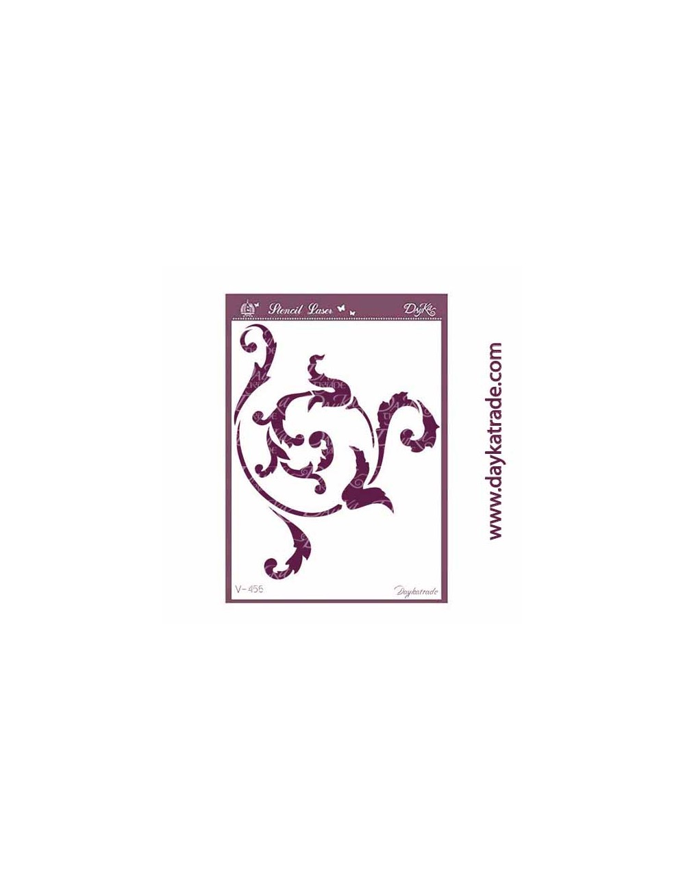 Stencil A5 dayka con filigrana