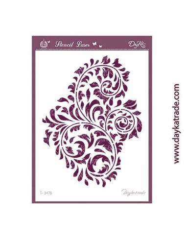 Stencil A4 dayka con filigrana