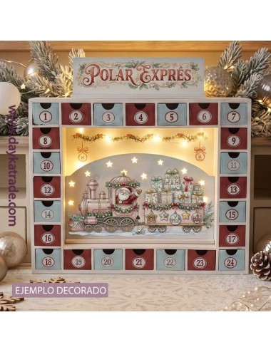 Calendario de adviento de tren Noel