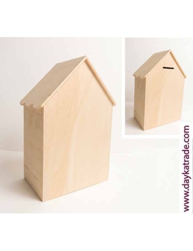 Casa hucha grande  18 x 25  x 11 cm