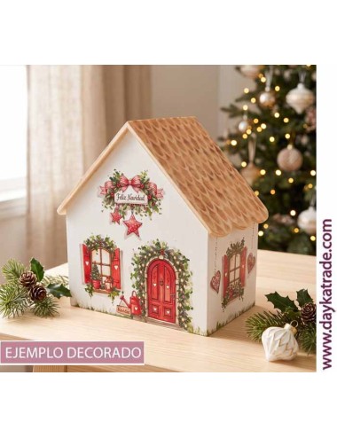 Casa hucha pequeña 18 x18 x 11 cm
