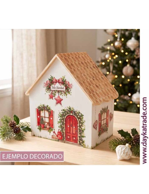 Casa hucha pequeña 18 x18 x 11 cm