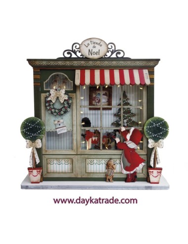 Tienda Noel para montar en madera