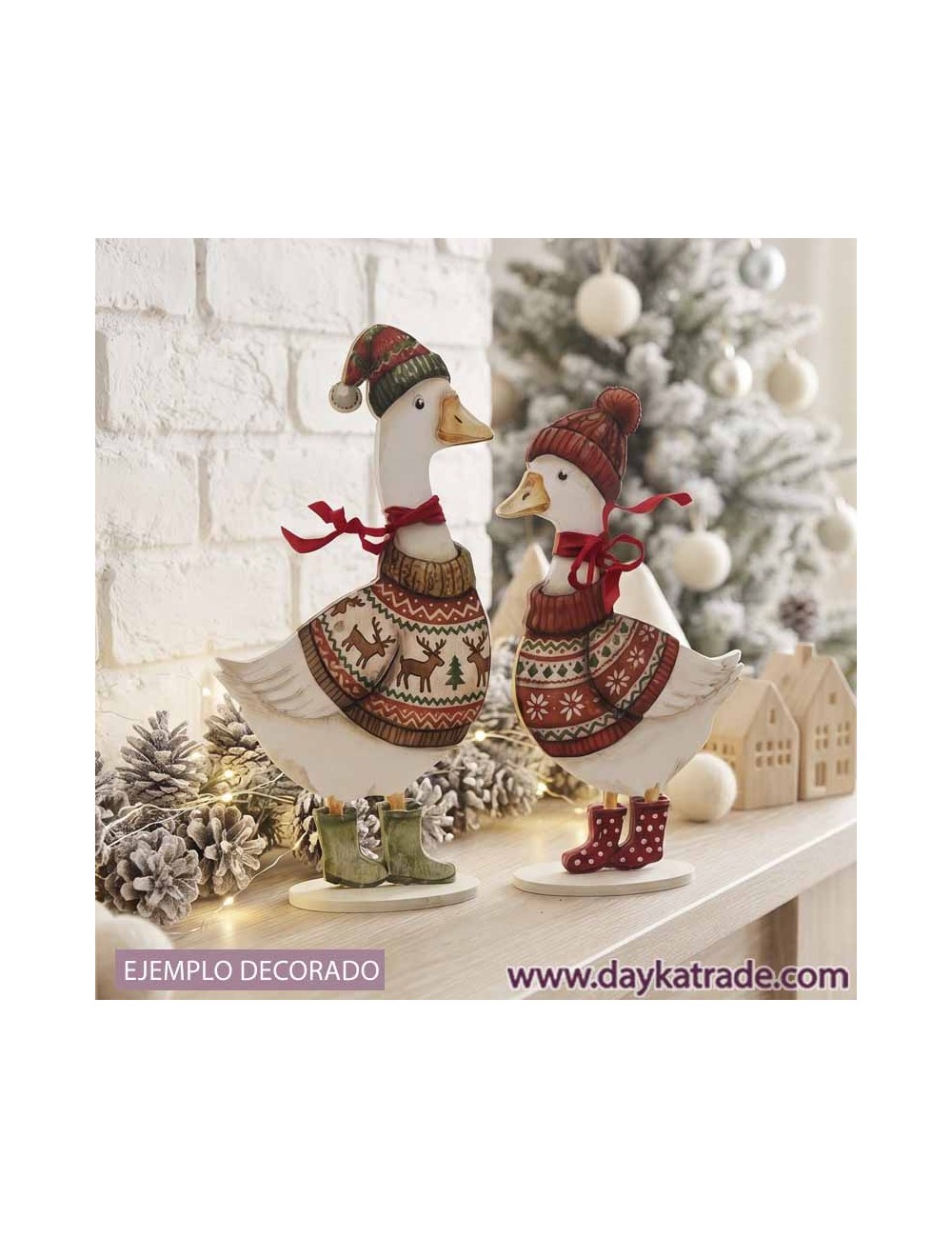 Ocas para decoración navideña