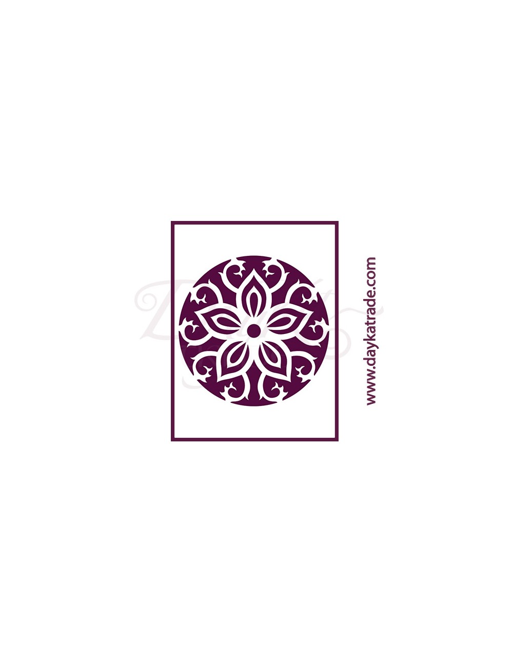 Stencil A4 dayka mandala