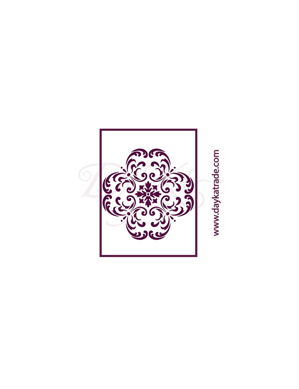 Stencil A4 dayka mandala