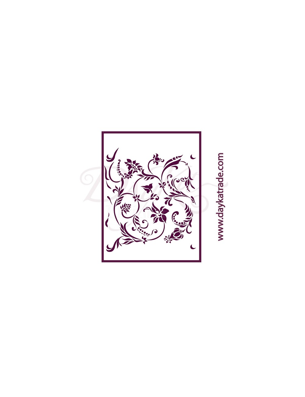 Stencil A4 dayka ornamento