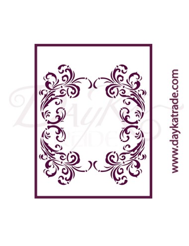 Stencil A4 dayka ornamento