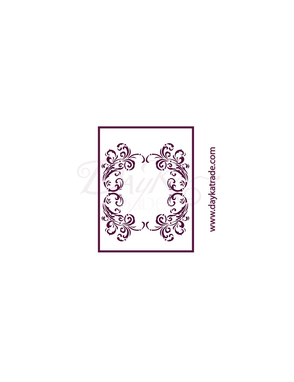 Stencil A4 dayka ornamento