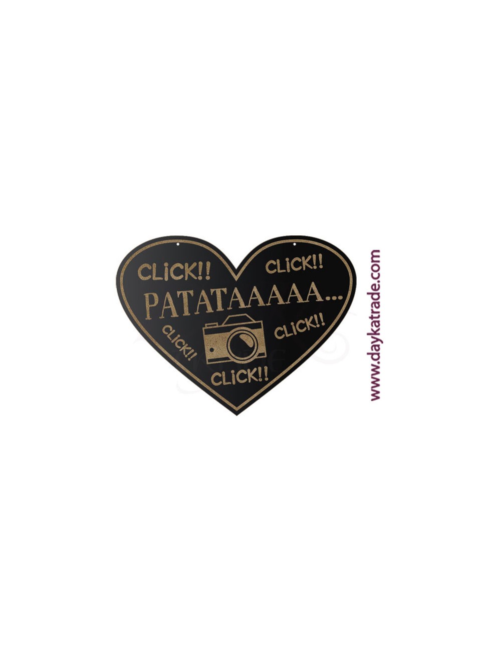 Cartel corazón patata