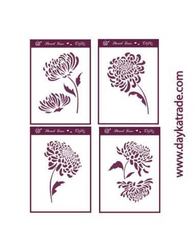 Stencil pack de  plantillas de a- dayka