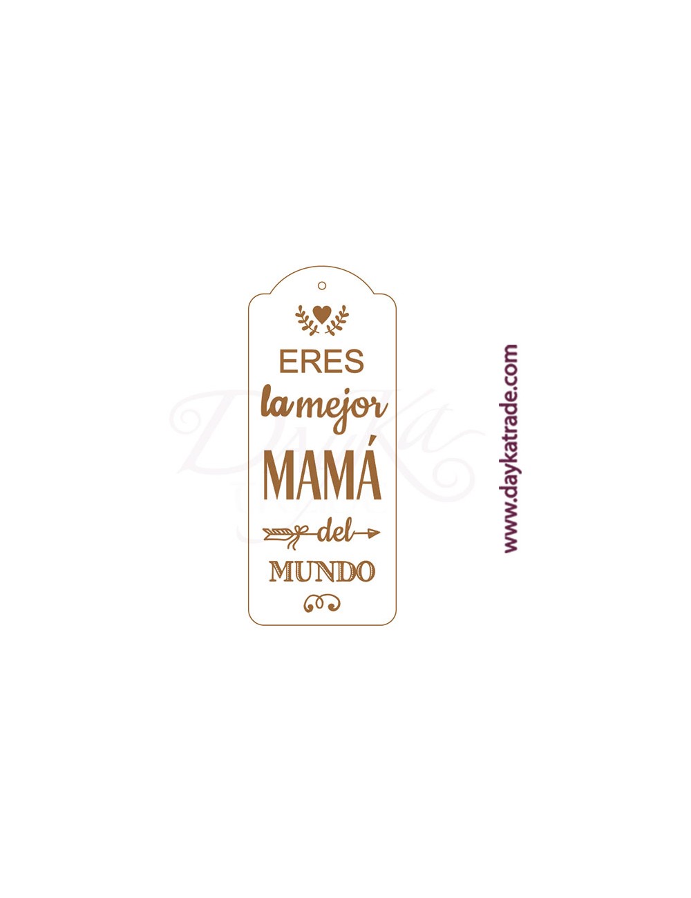 Tablero "eres la mejor mamá del mundo"