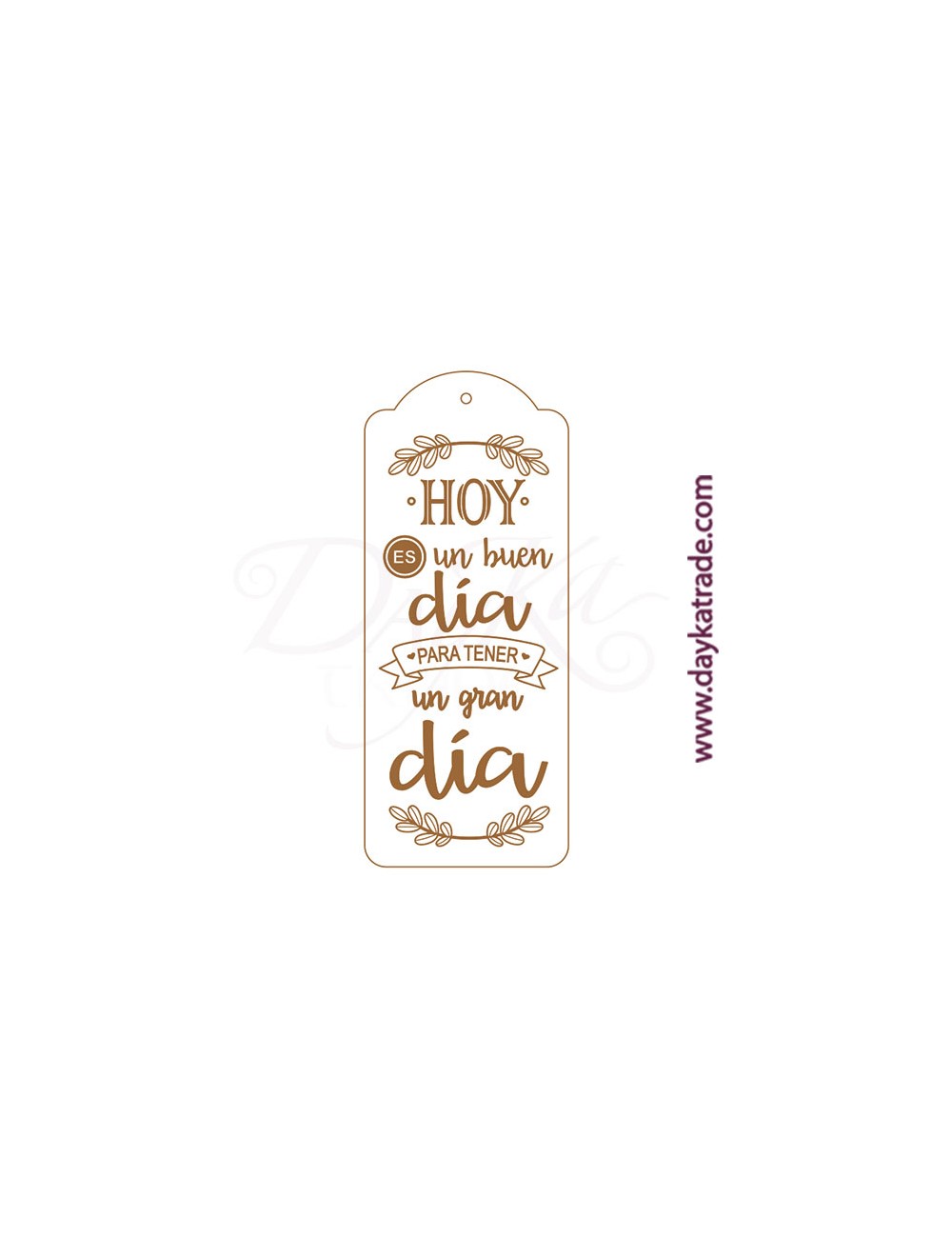 Tablero "hoy es un buen  día para tener un gran día"