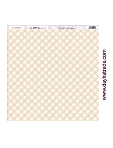 Tela para scrapbooking - capitoné beige