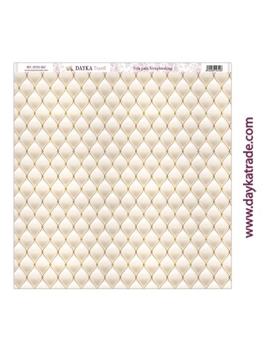Tela para scrapbooking - capitoné beige
