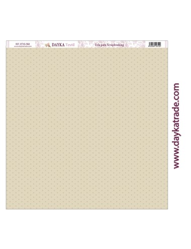 Tela para scrapbooking - estrellas fondo beige