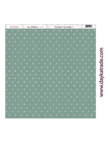 Tela para scrapbooking - fondo corazónes