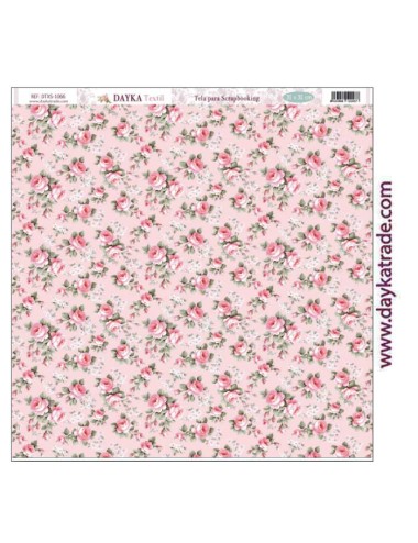 Tela para scrapbooking - fondo flores