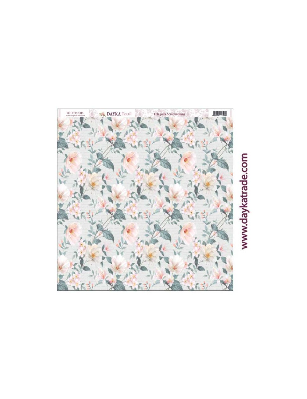 Tela para scrapbooking - fondo flores