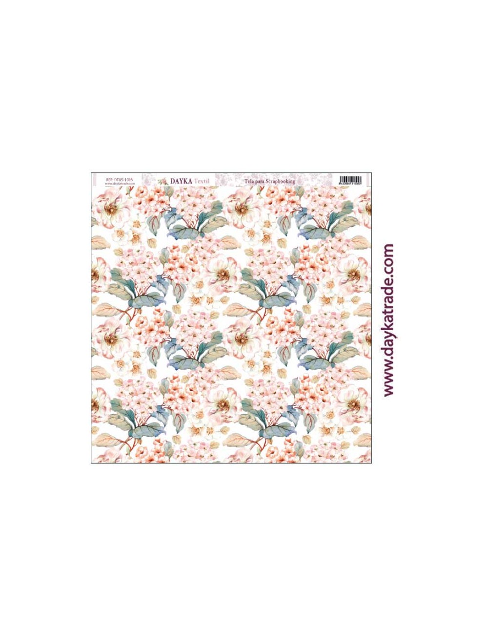 Tela para scrapbooking - fondo flores