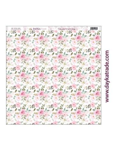 Tela para scrapbooking - fondo flores