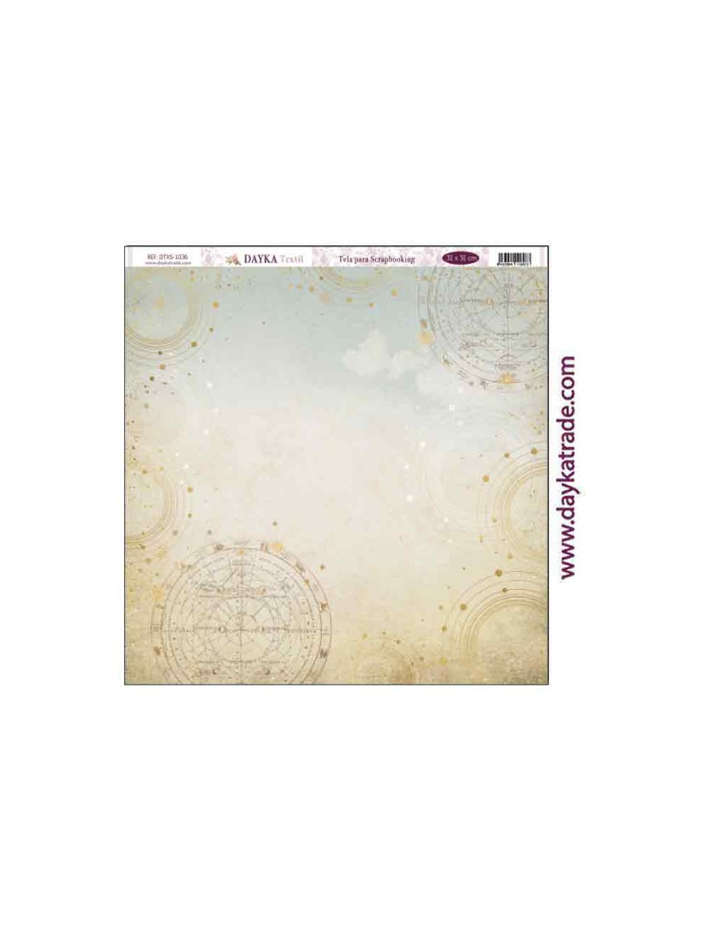 Tela para scrapbooking - fondo galaxia con constelaciones y estrellas