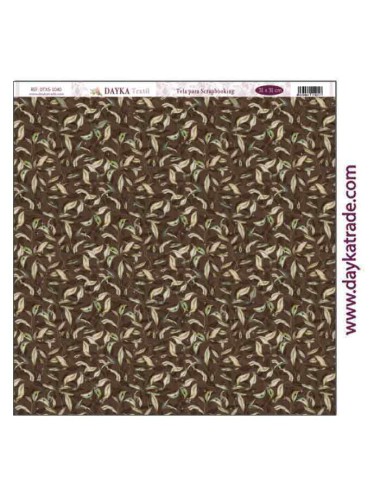 Tela para scrapbooking - fondo hojas