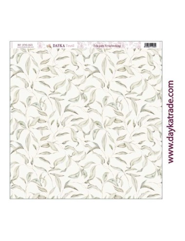 Tela para scrapbooking - fondo hojas