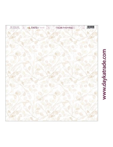 Tela para scrapbooking - fondo hojas