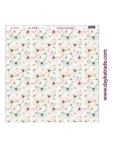 Tela para scrapbooking - fondo mariposas (copia)